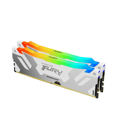 Kingston FURY 32GB (2x16GB) 7200MHz CL38 Renegade RGB White XMP (KF572C38RWAK2-32)