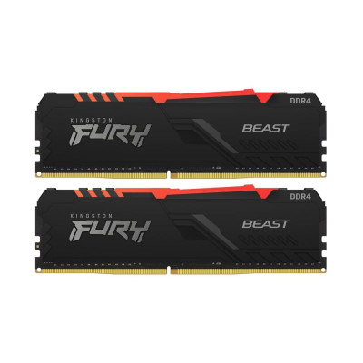 Kingston FURY 64 GB (2x32GB) DDR4 3200 MHz Beast RGB (KF432C16BBAK2/64)