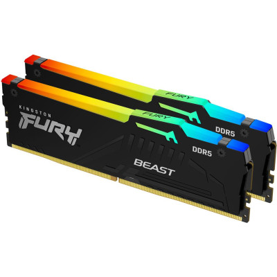 Kingston FURY 64 GB (2x32GB) DDR5 6000 MHz Beast RGB (KF560C40BBAK2-64)