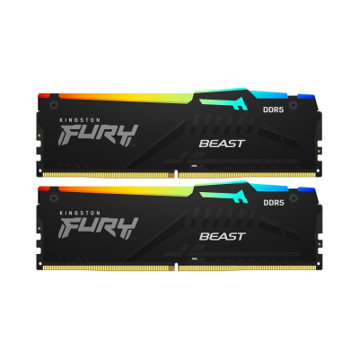 Kingston FURY 64 GB (2x32GB) DDR5 6000 MHz Beast RGB (KF560C40BBAK2-64)