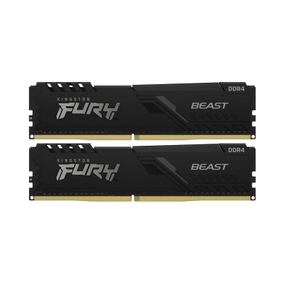 Kingston FURY 8 GB (2x4GB) DDR4 2666 MHz Beast Black (KF426C16BBK2/8)