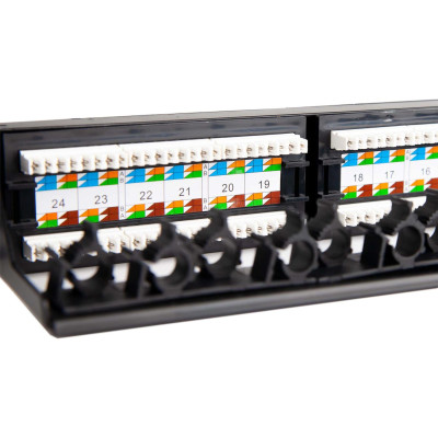 Unitek Patch Panel 24 Ports RJ-45 Cat.6 UTP (T003A)