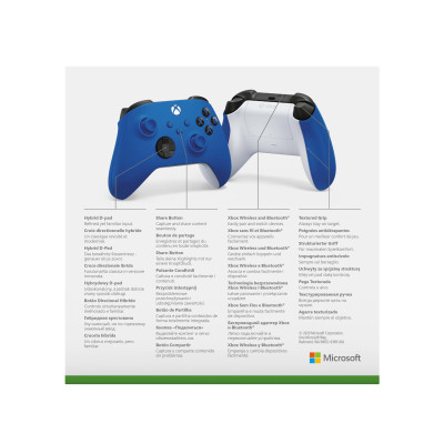 Microsoft Xbox Series X | S Wireless Controller Shock Blue (QAU-00002)