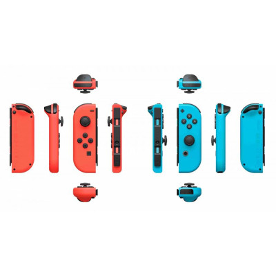 Nintendo Joy-Con Neon Red/Neon Blue Pair (45496430566)