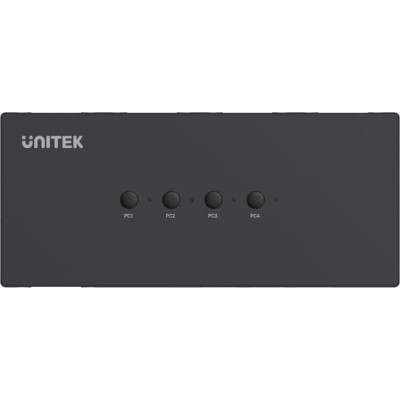 Unitek KVM Switch 4-in 1-out, 4x VGA, 3xUSB-A (U-8710ABK)