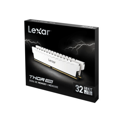 Lexar 32GB (2x16GB) 3600Mhz CL18 Thor White (LD4BU016G-R3600GDWG)