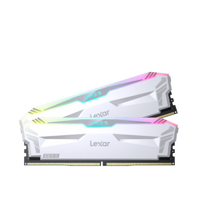 Lexar 32GB (2x16GB) 6400MHz CL32 Ares Gaming White RGB (LD5EU016G-R6400GDWA)