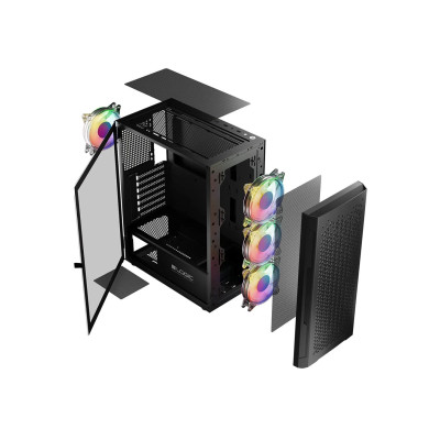 Logic Aramis ARGB Midi Black (AT-ARAMIS-10-0000000-0002)