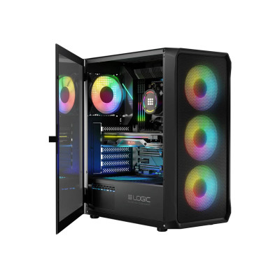 Logic Portos ARGB Midi Black (AT-PORTOS-10-0000000-0002)