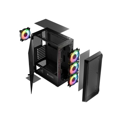 Logic Portos ARGB Midi Black (AT-PORTOS-10-0000000-0002)