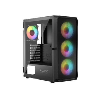Logic Portos ARGB Midi Black (AT-PORTOS-10-0000000-0002)