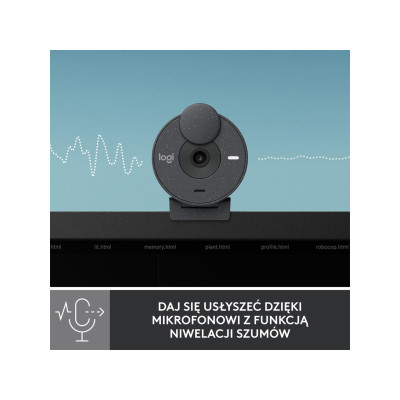 Logitech Brio 300 FHD Graphite (960-001436)