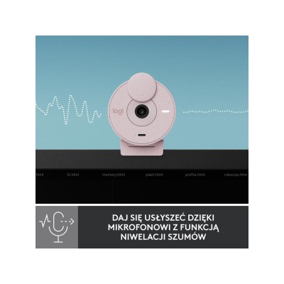 Logitech Brio 300 FHD Rose (960-001448)