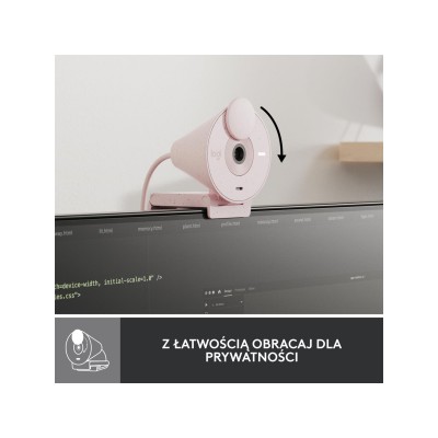 Logitech Brio 300 FHD Rose (960-001448)