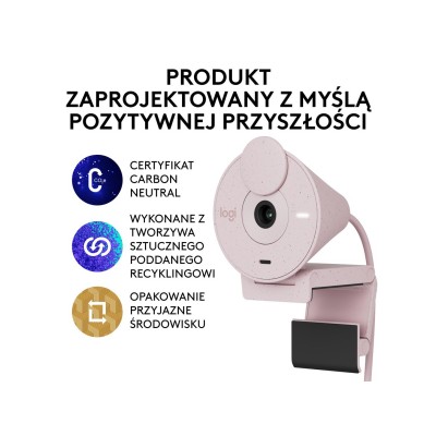 Logitech Brio 300 FHD Rose (960-001448)