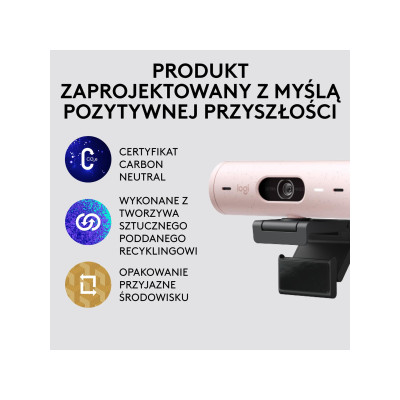 Logitech Brio 500 Rose (960-001421)