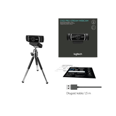 Logitech C922 Pro Stream (960-001088, 960-001087)