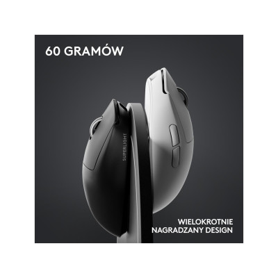 Logitech G Pro X Superlight 2 Lightspeed Wireless White (910-006638)