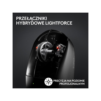 Logitech G Pro X Superlight 2 Lightspeed Wireless Black (910-006630)