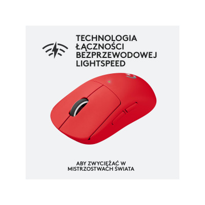 Logitech G Pro X Superlight Wireless Red (910-006784)