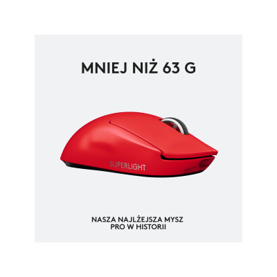 Logitech G Pro X Superlight Wireless Red (910-006784)