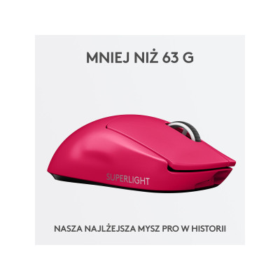 Logitech G Pro X Superlight Wireless Magenta (910-005956)