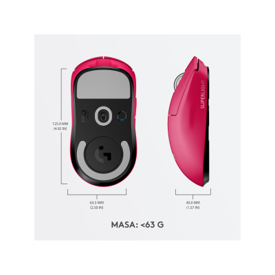 Logitech G Pro X Superlight Wireless Magenta (910-005956)