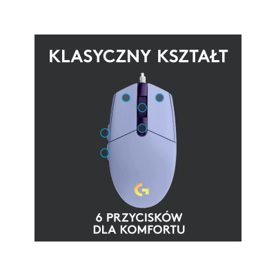 Logitech G102 Lightsync USB Lilac (910-005854, 910-005857)
