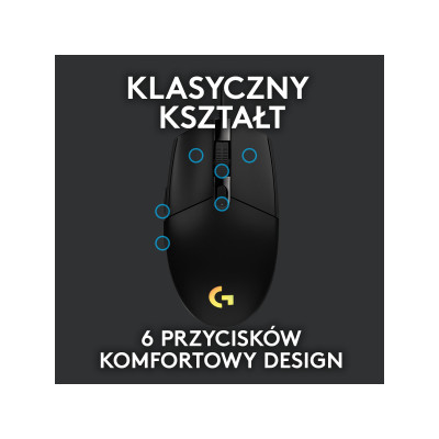 Logitech G102 Lightsync USB Black (910-005823, 910-004939, 910-004842, 910-004845, 910-005808)