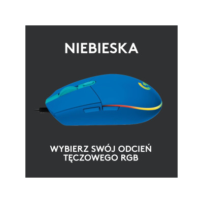 Logitech G102 Lightsync USB Blue (910-005801, 910-005810)