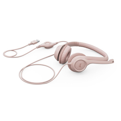 Logitech H390 USB Rose (981-001281)