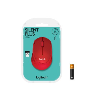 Logitech M330 Silent Plus Red (910-004911)