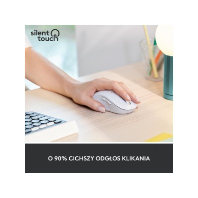 Logitech Signature M650 L Wireless Mouse LEFT Off-White (910-006240)