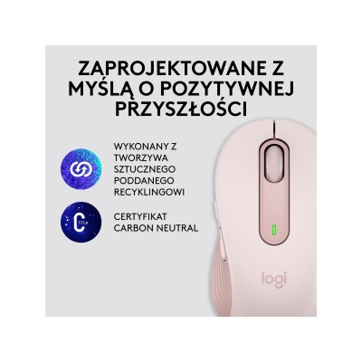 Logitech Signature M650 L Wireless Mouse Rose (910-006237)