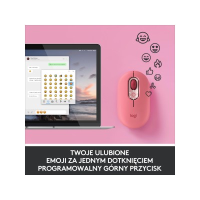 Logitech POP Mouse Bluetooth Heartbreaker Rose (910-006426, 910-006548)