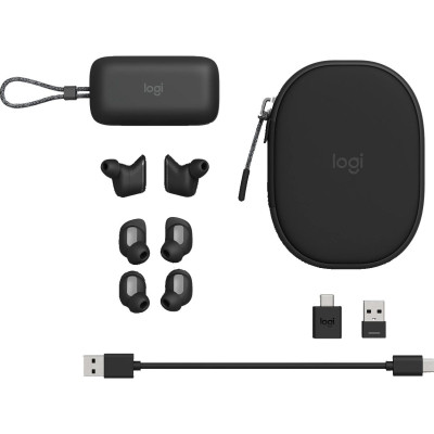 TWS Logitech Zone True Wireless Graphite (985-001082)