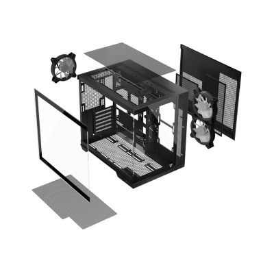 MODECOM Volcano Space Apex ARGB Midi Black (AT-SPACE-PG-10-000000-000) MODECOM Volcano Space Apex ARGB Midi Black (AT-SPACE-PG-10-000000-000)