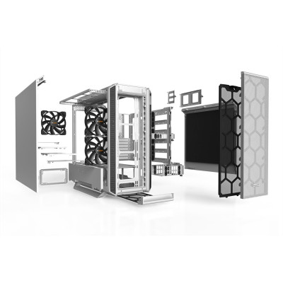 be quiet! SILENT BASE 802 White (BG040)