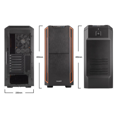 be quiet! Silent Base 600 black and orange (BG005)