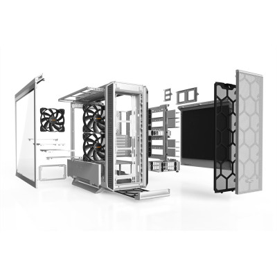 be quiet! SILENT BASE 802 Window White (BGW40)