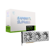 MSI GeForce RTX 4070 Ti GAMING X SLIM WHITE 12GB GDDR6X (RTX 4070 Ti GAMING X SLIM WHITE 12G)