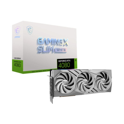 MSI GeForce RTX 4080 16GB GAMING X SLIM WHITE