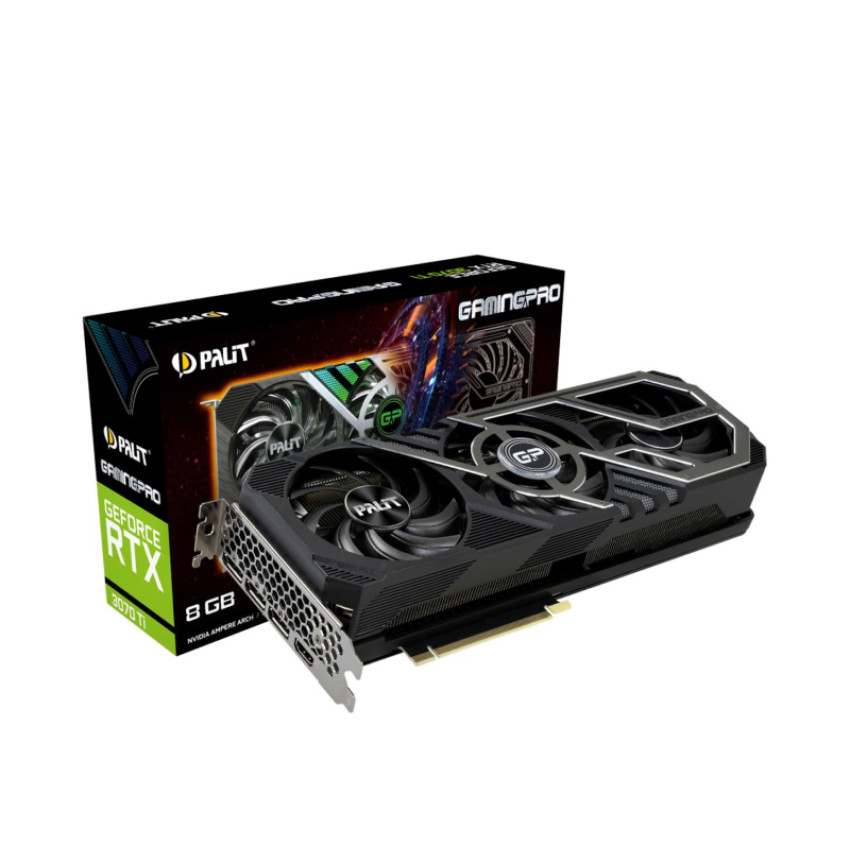 Palit GeForce RTX™ 3070 Ti GamingPro

8GB Видеокарта Palit GeForce RTX 3070 Ti GamingPro (NED307T019P2-1046A