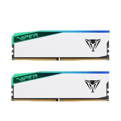 Patriot 32GB (2x16GB) 7000MHz  CL38 Viper Elite 5 RGB White (PVER532G70C38KW)