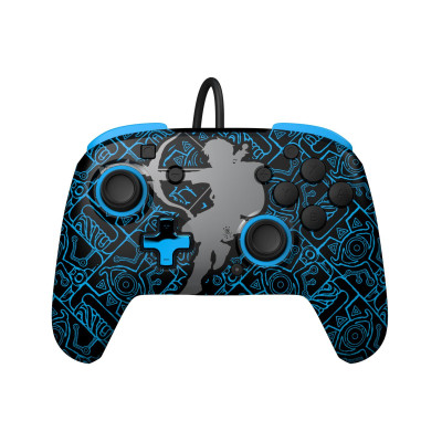 PDP SWITCH Rematch Zelda Sheikah Shoot Glow wired pad (500-134-SKSG)