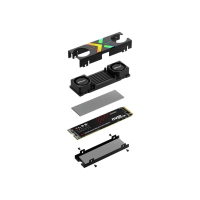 PNY 2TB M.2 PCIe Gen5 NVMe CS3150 Heatsink RGB (M280CS3150XHS-2TB-RB)
