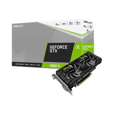 PNY GeForce GTX 1660 Ti Dual Fan 6GB GDDR6 (VCG1660T6DFPPB)