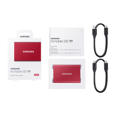 Samsung T7 500 GB Red (MU-PC500R/WW)