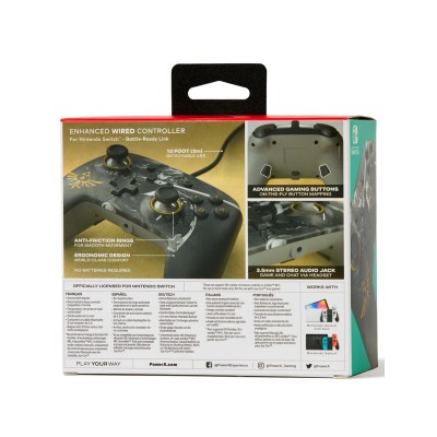 PowerA SWITCH Pad Enhanced Zelda Battle-Ready Link (NSGP0091-01)