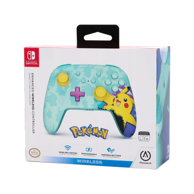 PowerA SWITCH Enhanced Pikachu Paint wireless pad (1522806-01)